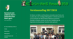 Desktop Screenshot of gruenweissresse.de